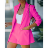 2-delige blazer en shortset voor dames - stijlvol tailleuroutfit voor zomerevenementen