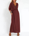 Dames maxi jurk - comfortabele pasvorm met zakken voor casual wear - veelzijdige en lichte stijl