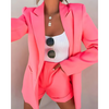 2-delige blazer en shortset voor dames - stijlvol tailleuroutfit voor zomerevenementen