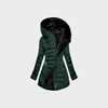 Dames pufferjas - stijlvolle lange gewatteerde jas met oversized capuchon