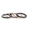Roze gouden ring - verfijnde slanke damesring