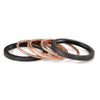 Roze gouden ring - verfijnde slanke damesring
