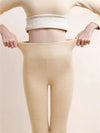 Damesleggings - zachte stretchy fleece-gevoerde broeken
