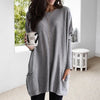 Lange tuniek met zakken - comfortabele dames oversized top - Bakkermode.nl