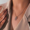 Gouden ketting met verstrengelde schakels - elegante dames sieraden - Bakkermode.nl