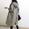 Dames trenchcoat - stijlvolle lange waterdichte damesjas