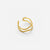 Verstelbare dubbele ring - stralend goud modern ontwerp voor avondkleding & casual gelegenheden