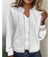 Textured zip-up hoodie - stijlvolle casual jacket voor vrouwen