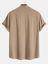 2-delige linnen blouse en broek set - veelzijdig casual dames ensemble
