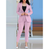 2-delige dames blazer en broek set - slimme kantooroutfit voor de moderne vrouw
