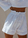 Dames linnen shorts - lichte zomeroutfit met relaxte pasvorm