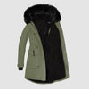 Winterjas met capuchon voor dames - comfortabele bontvoering - Bakkermode.nl