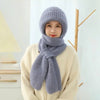 2-delige gebreide muts en sjaal set - trendy winteraccessoire voor dames