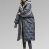 Gewatteerde oversized damesjas - winterjas met lange pasvorm - Bakkermode.nl