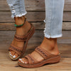 Dames wedge sandalen met orthopedische ondersteuning voor dagelijks gebruik - stijlvolle en fijne schoenen
