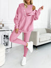 3-delige lounge set - trendy dames athleisure outfit