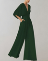 Brede-pijpen jumpsuit - stijlvol damesoutfit voor speciale gelegenheden