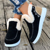 Warme bontgevoerde snowboots dames - instap winterlaarzen - Bakkermode.nl