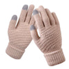 Touchscreen gebreide handschoenen - dames winterhandschoenen voor smartphonegebruik - Bakkermode.nl