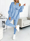 3-delige lounge set - trendy dames athleisure outfit