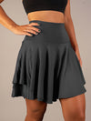 Dames a-lijn rok met geïntegreerde shorts - ademend activewear voor casual en sportieve activiteiten