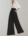 Brede-pijpen jumpsuit - stijlvol damesoutfit voor speciale gelegenheden