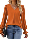 Blouse - verfijnde blouse met lange mouwen voor dames