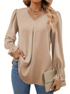 Blouse - verfijnde blouse met lange mouwen voor dames