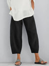 Dames linnen broeken relaxed fit casual draagcomfort - lichtgewicht ademende broeken voor zomerse uitjes