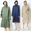 Waterdichte regenjas - lange damesjacket met capuchon