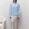 Vrouwen oversized turtleneck trui van luxe breiwerk - voor casual lagen in de herfst & winter