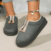 Warme pantoffels - dames huis slippers met fleece voering en ritssluiting - Bakkermode.nl