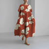 Boho bloemenjurk - ontspannen fit dames zomerjurk