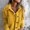 Fleece knoopjack - gezellige damesoutdoor