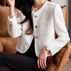 Tweed jasje - stijlvolle cropped blazer voor dames