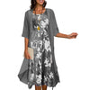 3-delige bloemenjurk set - stijlvolle dameszomeroutfit