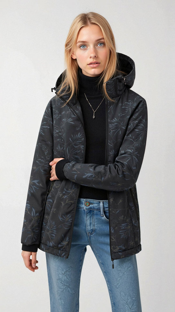 Dames lichte hoodiejacket - trendy outdoor jacket voor vrouwen