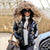 Dames winter pufferjack - stijlvolle met dons gevulde jas met fauxbont capuchon - Bakkermode.nl