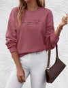 Oversized sweater - dames 'shine your light' casual sweatshirt