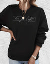 Oversized sweater - dames 'shine your light' casual sweatshirt