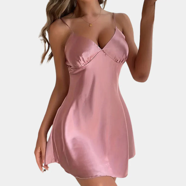 Dames satijnen nachthemd - comfortabele en elegante loungewear voor een stijlvolle nachtrust