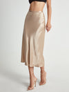 Satijnen midi rok - elegante damesrok