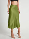 Satijnen midi rok - elegante damesrok