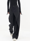 Asymmetrische wijde broek - stijlvolle dames broek op maat