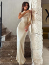 Satin avondjurk - elegante maxi gown voor dames