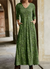 Dames lange mouw maxi jurk - elegante bloemenprint voor elke gelegenheid