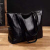 Dames leren tote bag - stijlvolle everyday handtas voor kantoor en casual gebruik