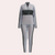 2-delige grijze trainingsoutfit - trendy dames loungewear set