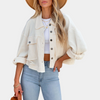 Dames casual jack - gezellige wafelbrei stijl voor luchtige laagjes