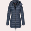 Dames donsjack - stijlvolle lange gevoerde jas voor de winter
